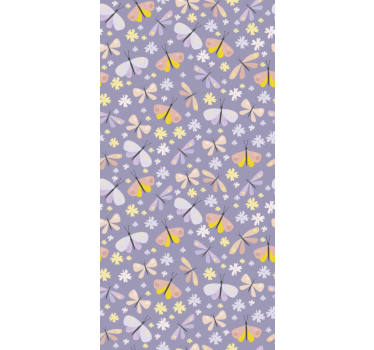 Butterfly three privacy film for window - TenStickers