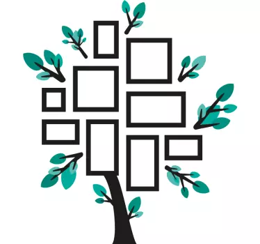 Family tree wall decal - TenStickers