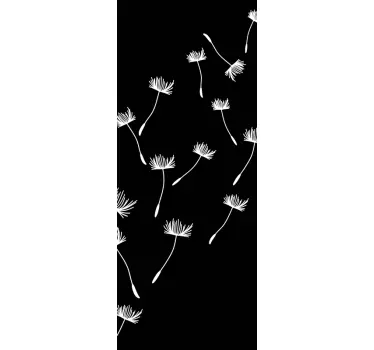 Dandelion window decal - TenStickers