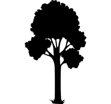 Shadow of a tree tree wall decal - TenStickers