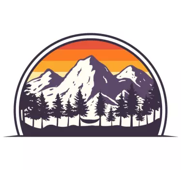Motor Home wilderness caravan decal - TenStickers