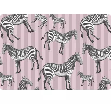 Laptop skin zebra stripe cover - TenStickers