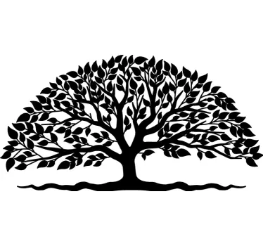 Klimt Tree of Life tree wall decal - TenStickers