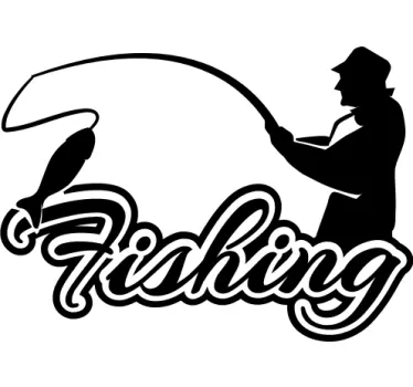Fishing & Hunting animal wall decal - TenStickers