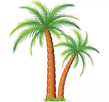 Palm Trees Wall Sticker - TenStickers