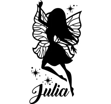 Fairytale stickers fairy with sparkles - TenStickers