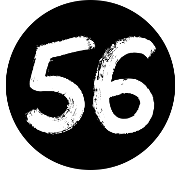 Recycling decal for bin bold number label - TenStickers
