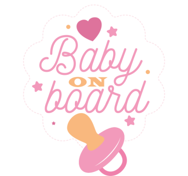 Baby on board sticker baby travel sign - TenStickers