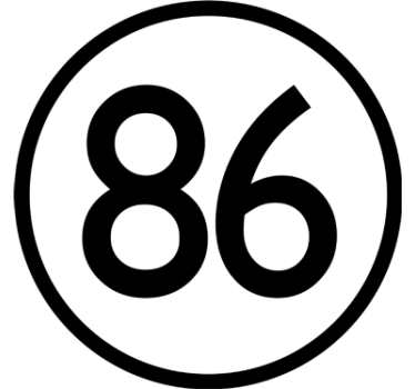 Custom number motorbike sticker - TenStickers
