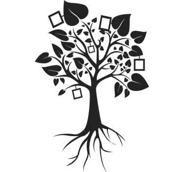 Tree Frames tree wall sticker - TenStickers