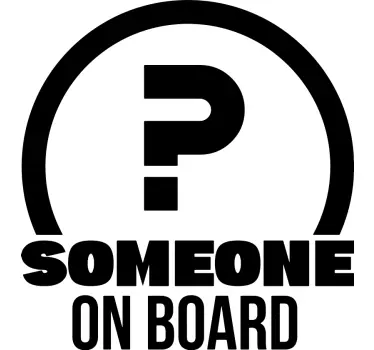 Baby on board sticker someone on board - TenStickers