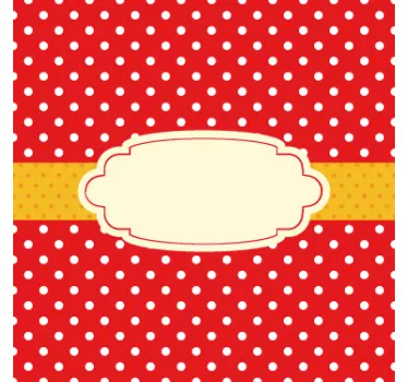 Personalised Spotty Sticker - TenStickers