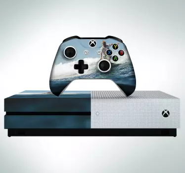 Personalised photo xbox sticker - TenStickers