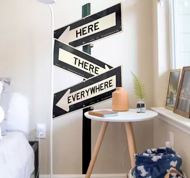 Street signs traffic sign stickers - TenStickers