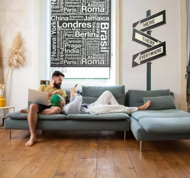 Street signs traffic sign stickers - TenStickers