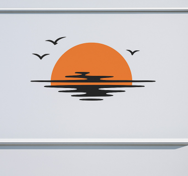Aesthetic Sunset caravan decal - TenStickers
