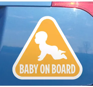 Child Safety Notice Baby on board sticker - TenStickers