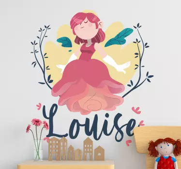 Fairy Princess Theme kid's sticker - TenStickers