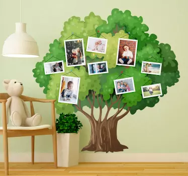 Family tree for children tree wall decal - TenStickers