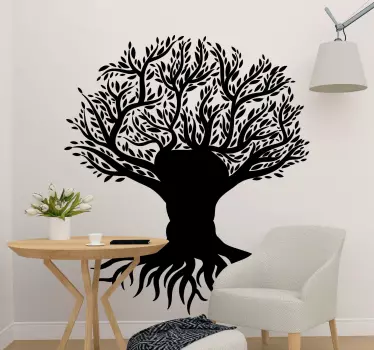 Heart tree of life tree wall decal - TenStickers
