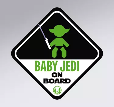 Jedi Car Sticker - TenStickers