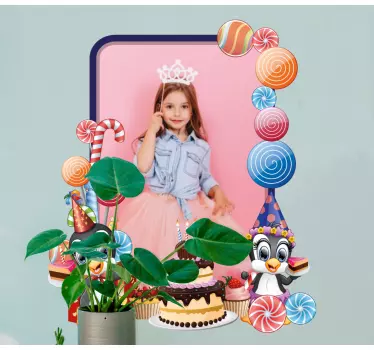 Kid's sticker bright celebration themes - TenStickers