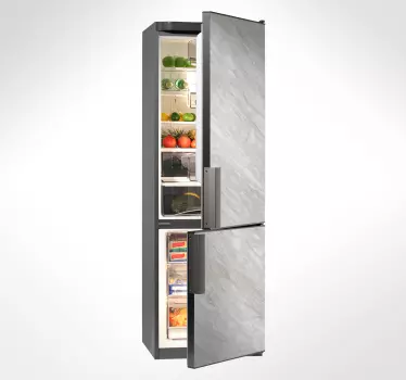 Marble effect  fridge wrap - TenStickers