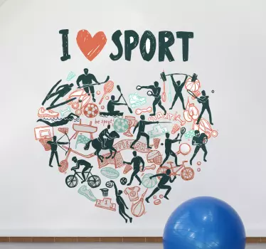 Olympic sports Olympic wall decal - TenStickers