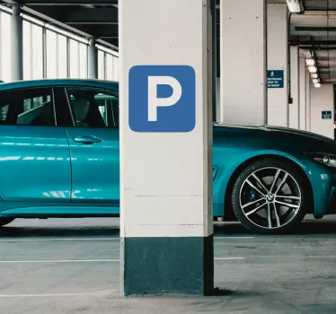 Parking Sign Decal - TenStickers