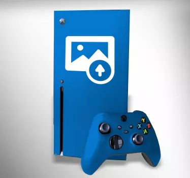 Personalised photo xbox sticker - TenStickers