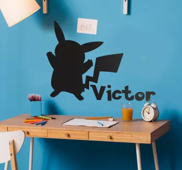 Pokémon with name Custom sticker - TenStickers