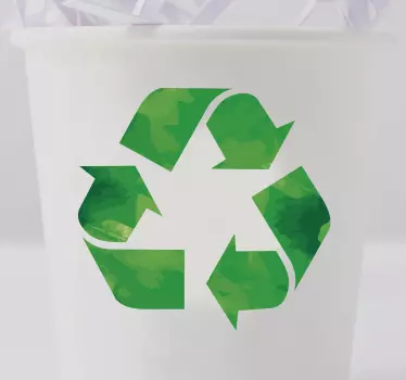 Recycle Symbol Sticker - TenStickers