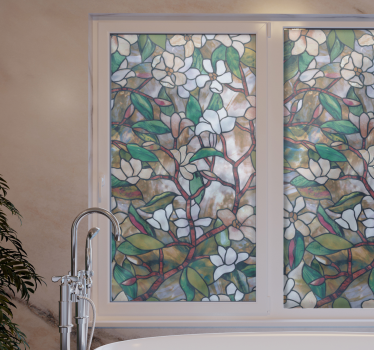 Stained glass  film window decal - TenStickers
