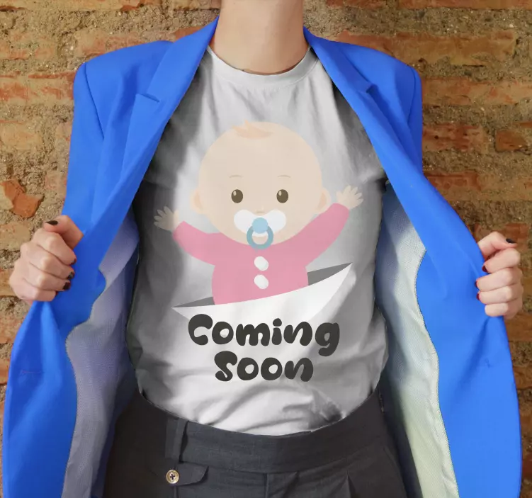 Baby announcement t-shirt - TenStickers
