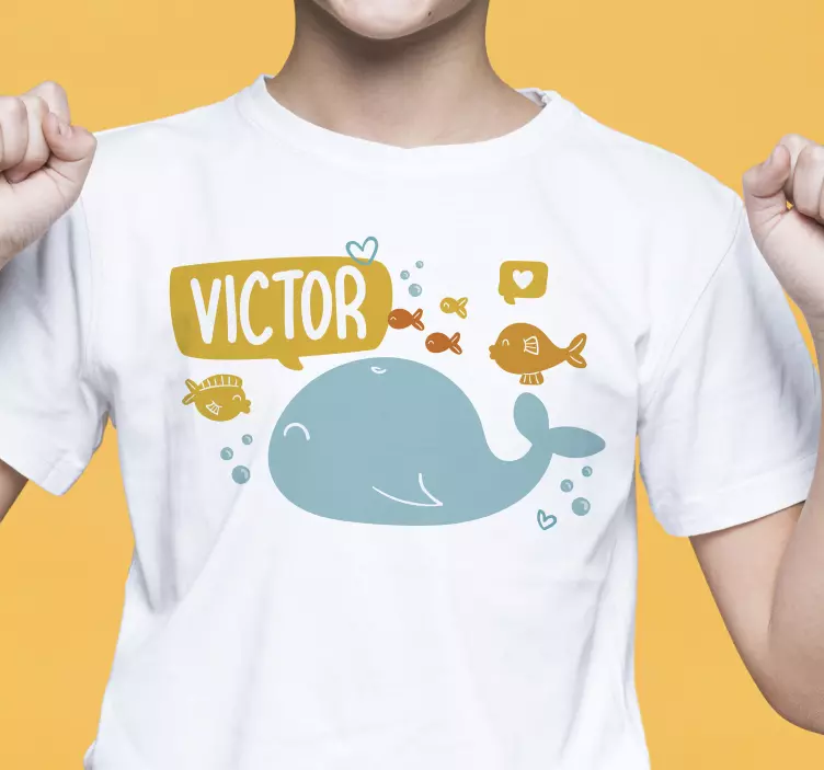 Colorfull and happy ocean Kids t-shirt - TenStickers