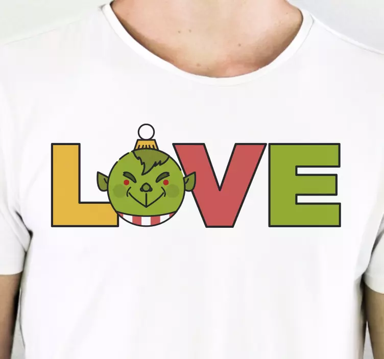 Grinch love  Christmas shirt - TenStickers