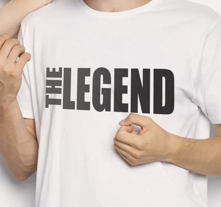 Sentence legend Father and son shirt - TenStickers