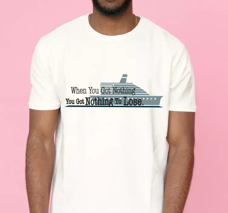 Titanic film motivational Quote custom t-shirt - TenStickers