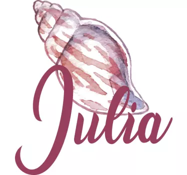 Sea theme with names couple t -shirts - TenStickers