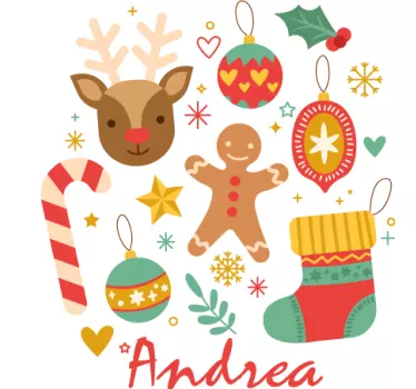 Father and son t-shirts joyful holiday spirit - TenStickers