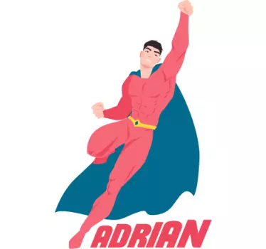 Kids t-shirt superhero adventure design - TenStickers