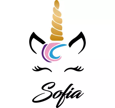 customized unicorn Kids shirt - TenStickers