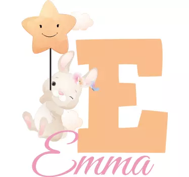 Baby t-shirt e with star balloon - TenStickers