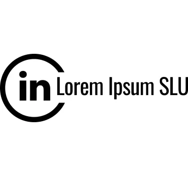 Custom Linkedin account t-shirt - TenStickers