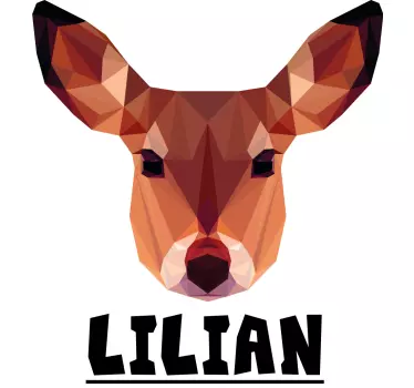 Stylish deer head t-shirt - TenStickers
