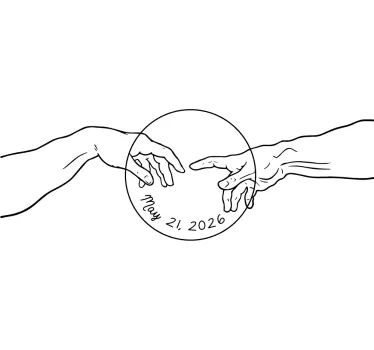 Mother and daughter t-shirt holding hands together - TenStickers