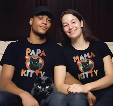 Papa mam pet name Couple t shirts - TenStickers