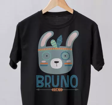 Baby t-shirt cute bunny face - TenStickers