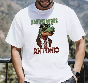 Daddy saurus father's day matching shirts - TenStickers