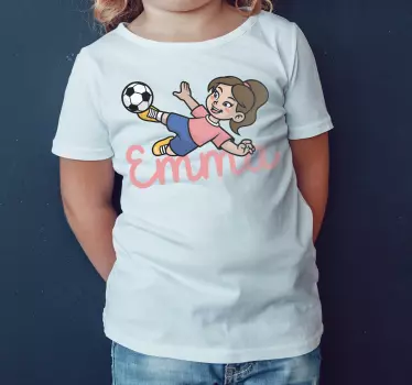 Kids t-shirt playful soccer adventure - TenStickers